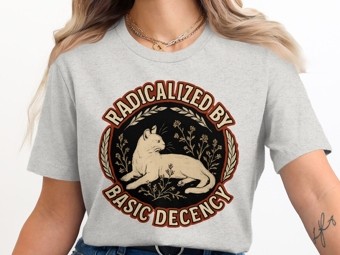 Radicalized By Basic Decency Graphic T-shirt product