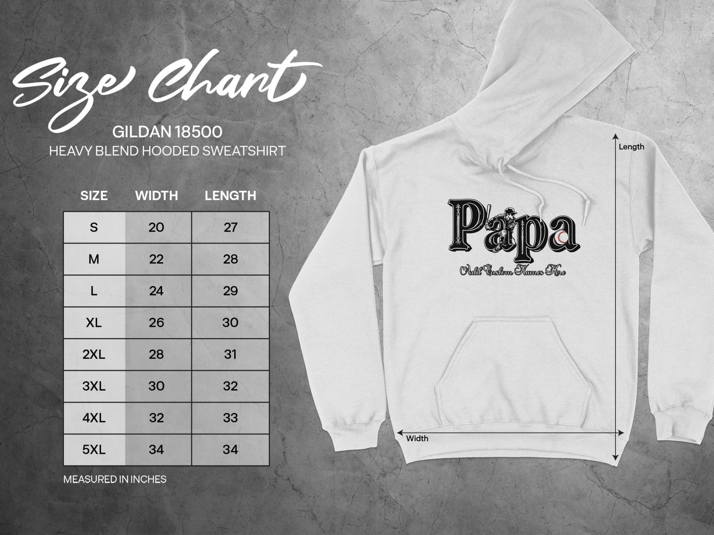 Papa Best Grandpa Ever Cool Font Hoodie product