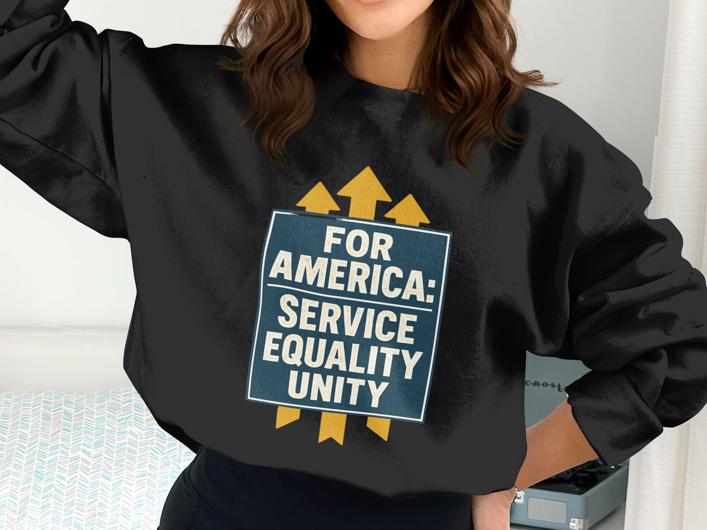 For America Service Equality Unity sweatshirt product