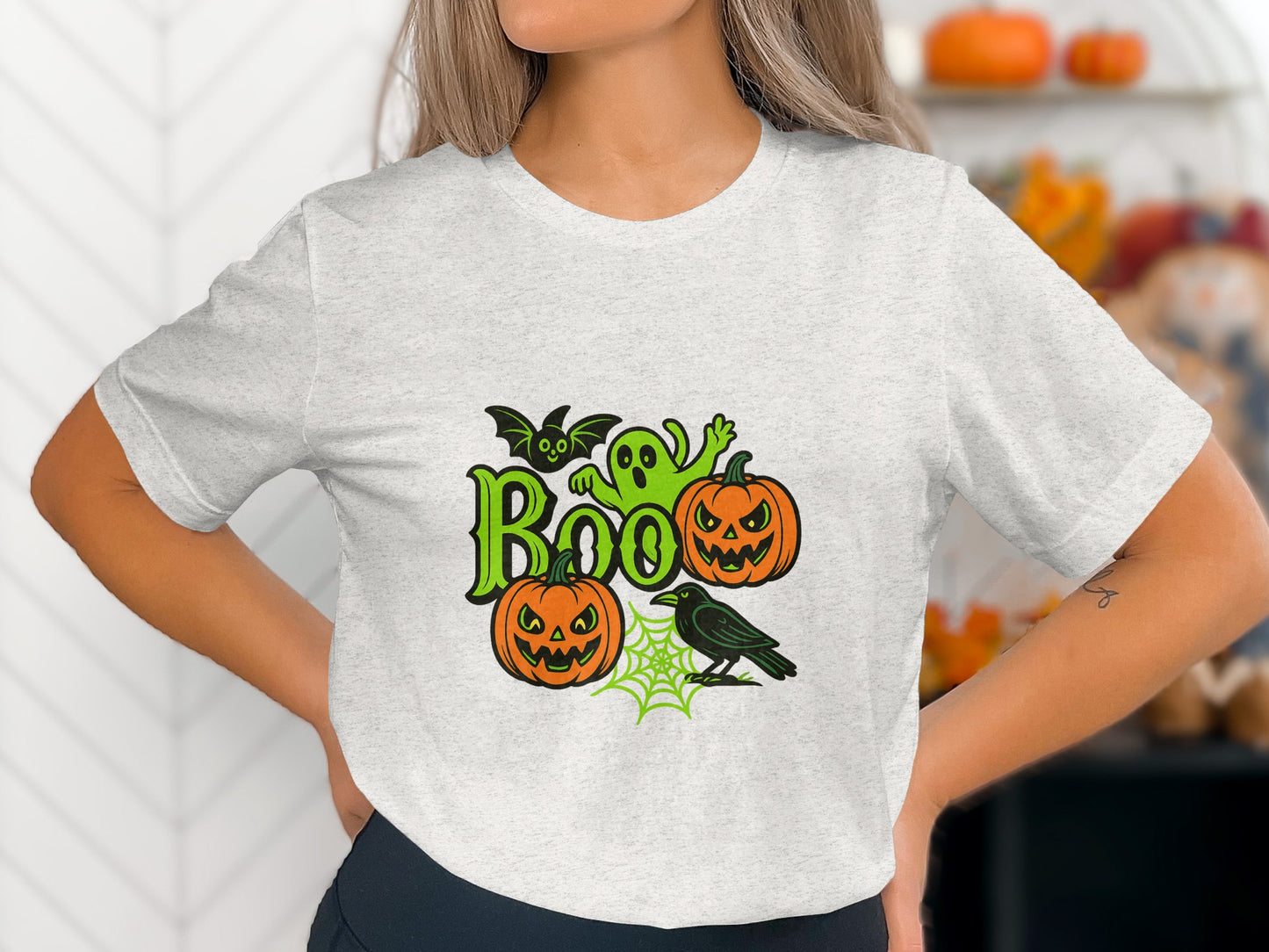 Boo Halloween Pumpkins Ghost Bat Raven product type