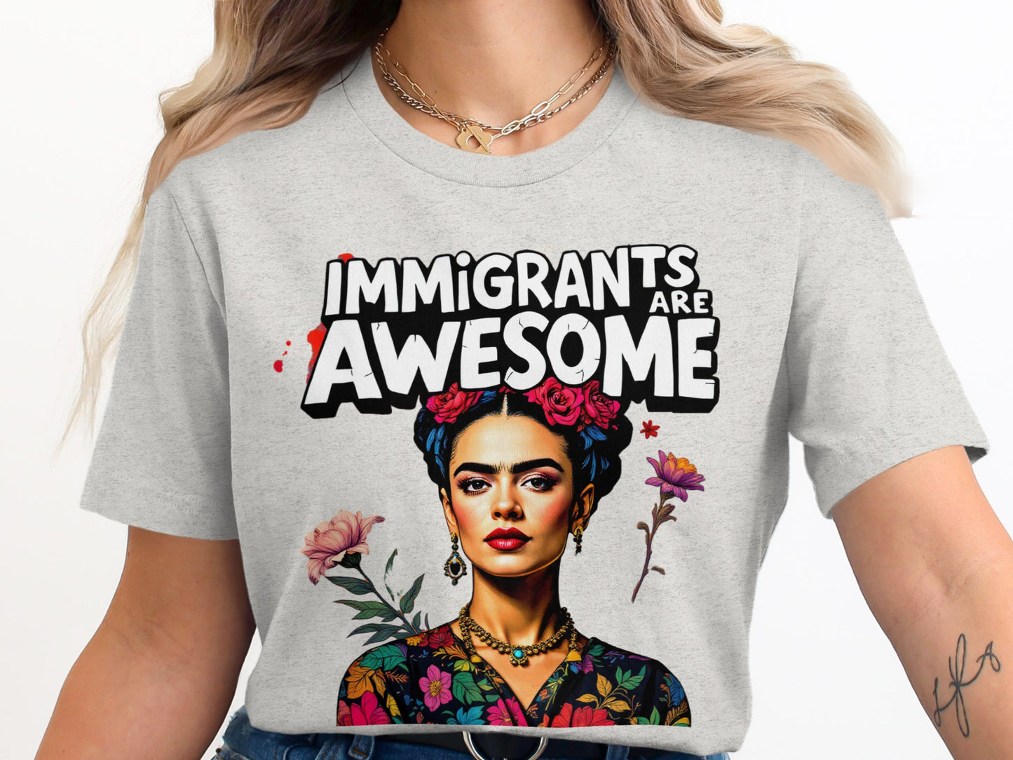 Immigrants Are Awesome Graphic T-Shirt product type