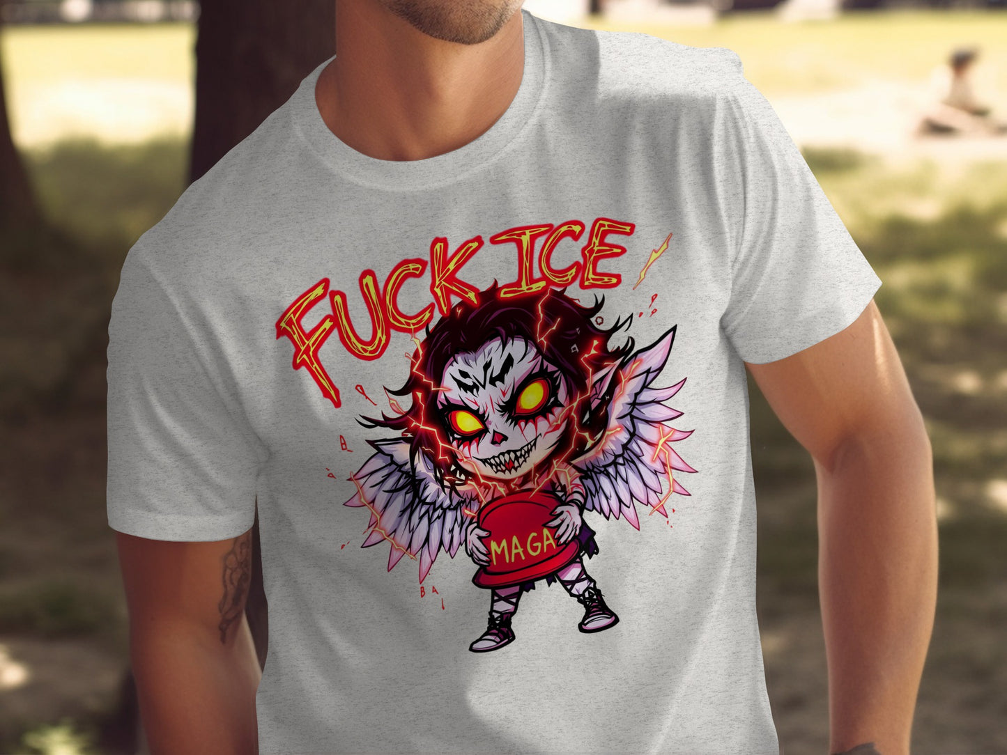 Bold Graphic Tee with Eye-Catching Anime Character product