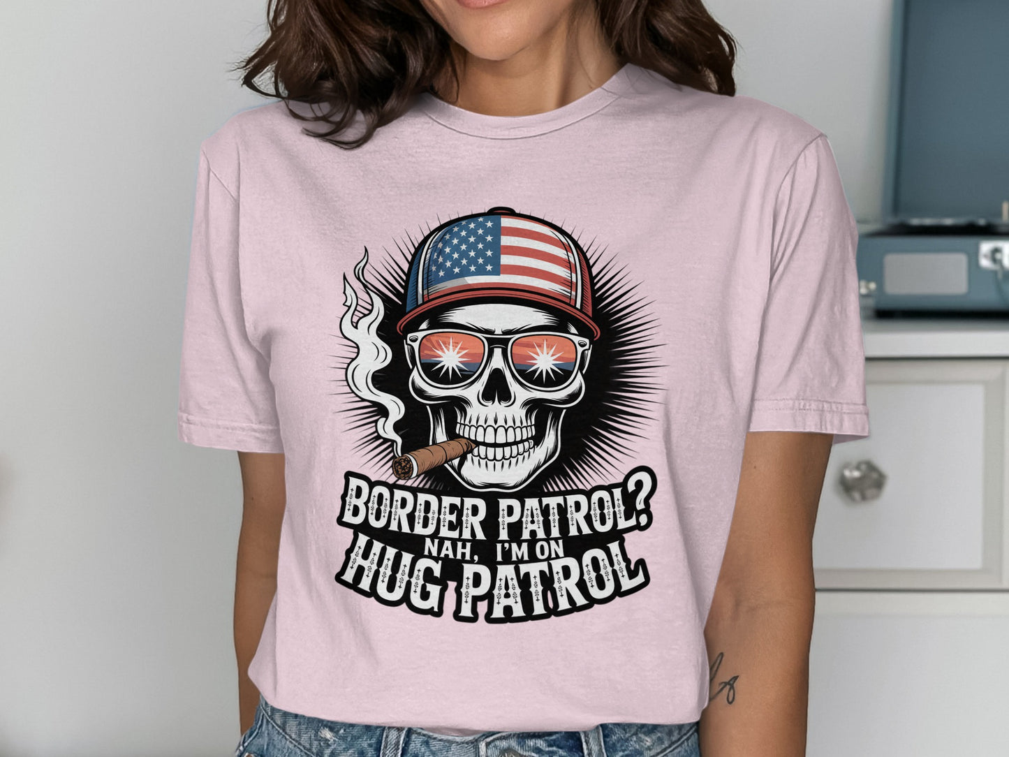 Border Patrol Nah I'm On Hug Patrol T-Shirt product type