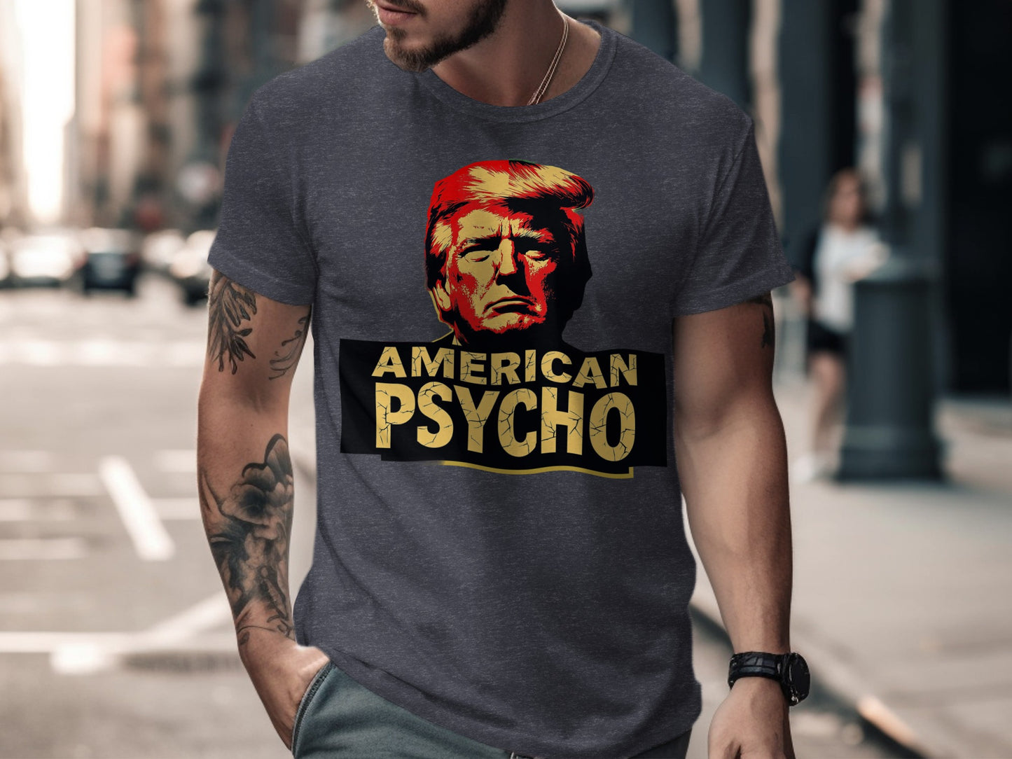 American Psycho Trump Graphic T-Shirt product