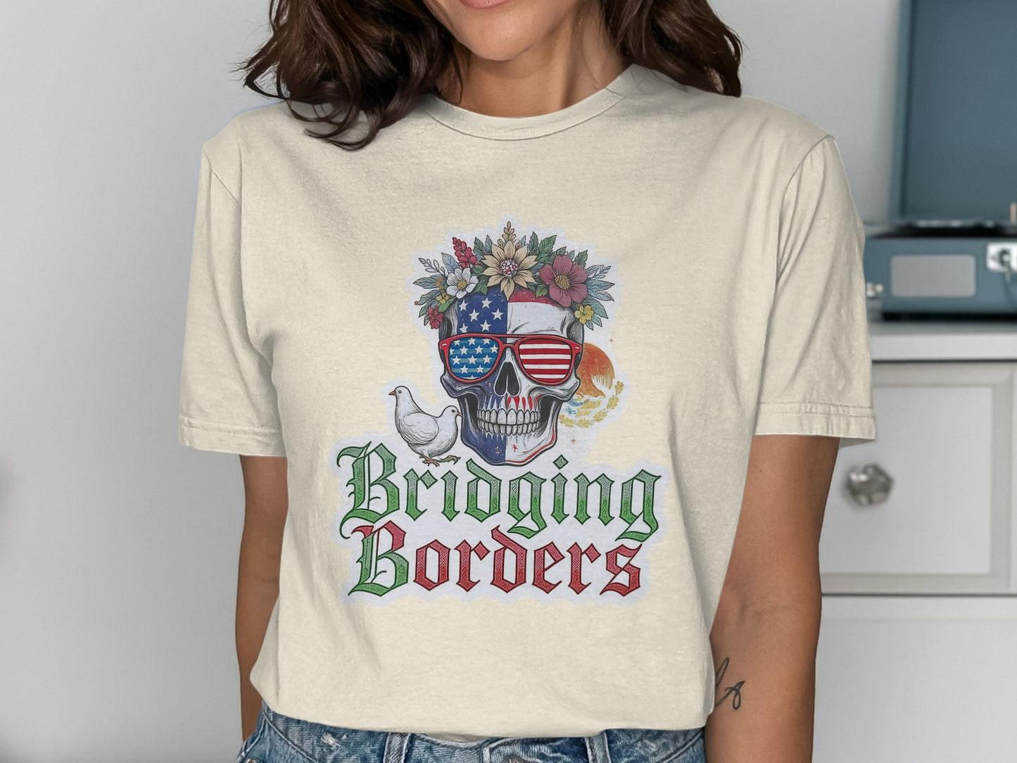 Bridging Borders Skull Graphic T-shirt product type