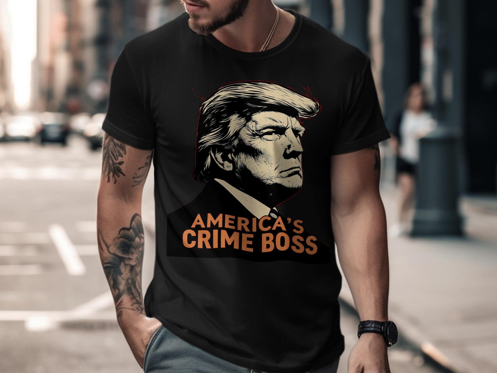 America's Crime Boss Graphic T-Shirt product type