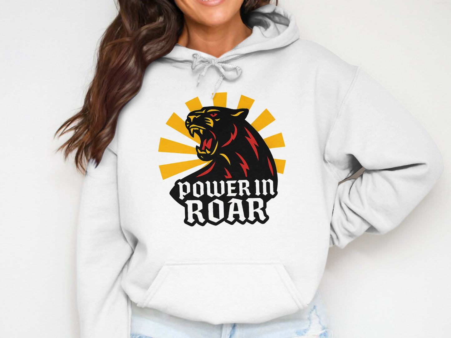 Power In Roar Panther Graphic Hoodie product