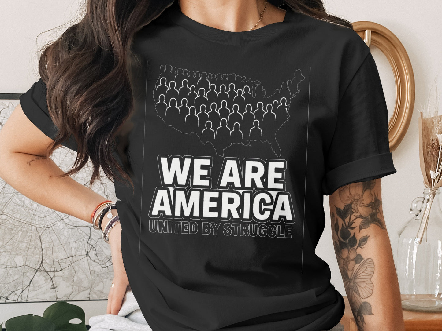 We Are America United By Struggle Graphic T-shirt product