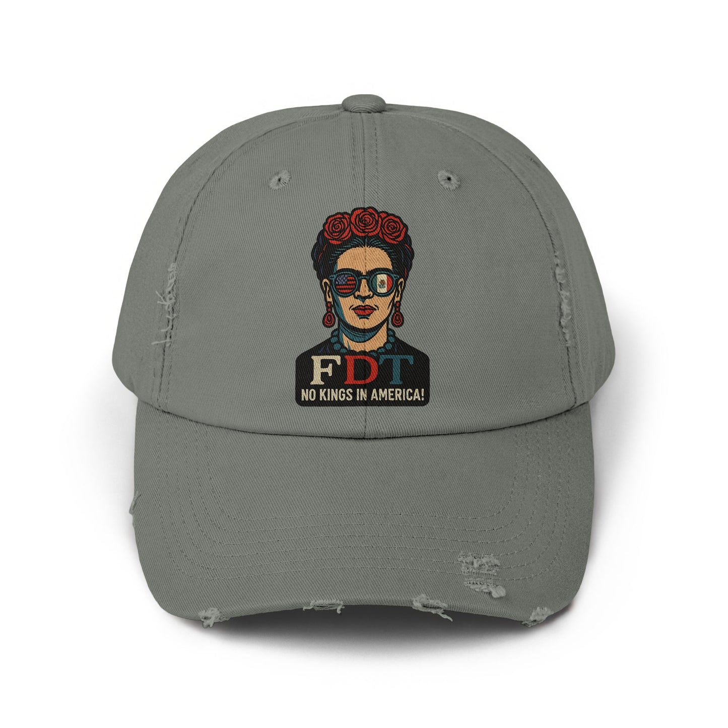 Stylish No Kings in America Frida Kahlo Designed Hat