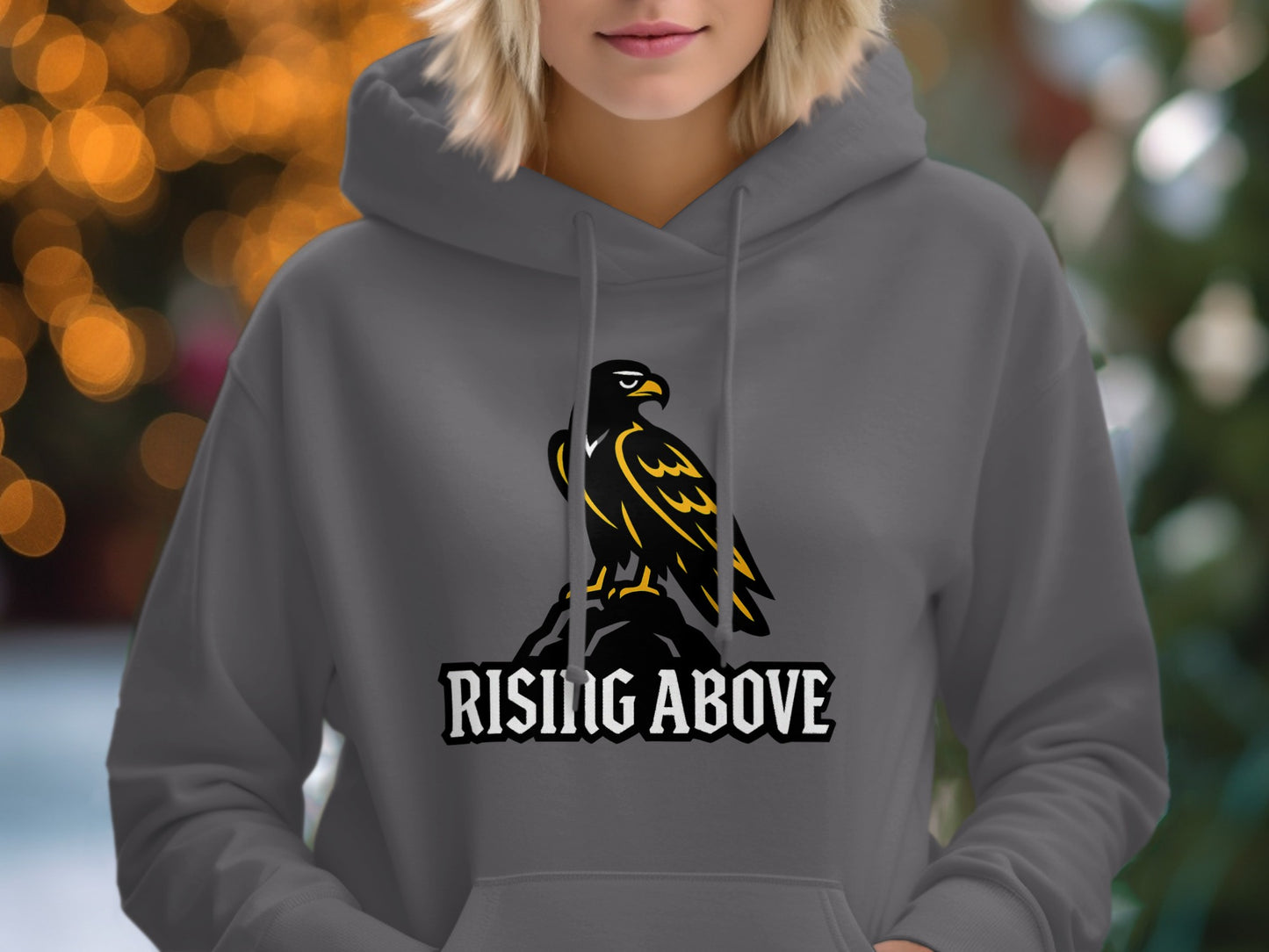 Rising Above Eagle Graphic Hoodie product type