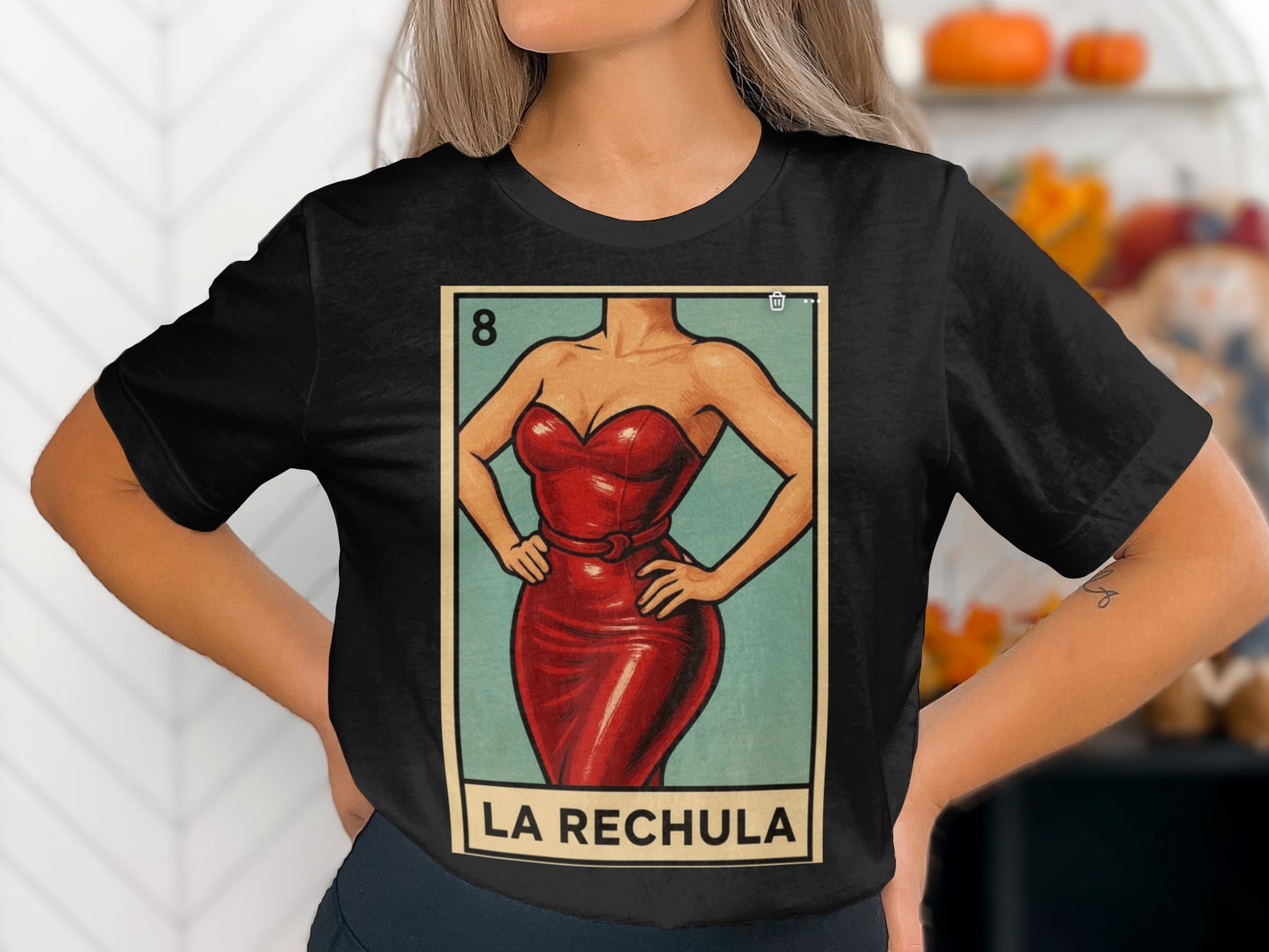 Stylish La Rechula Graphic Tee for a Bold Statement product type