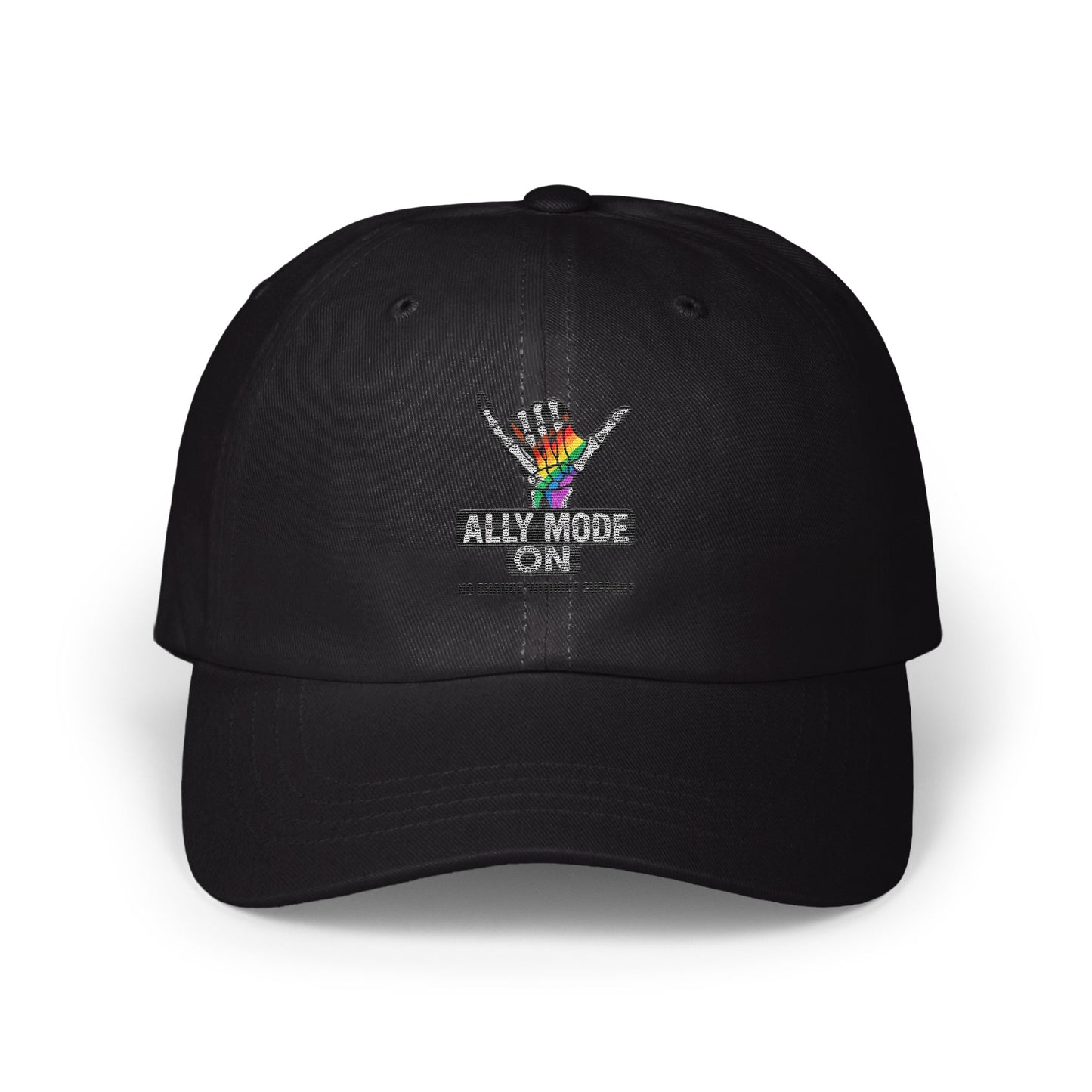 Ally Mode On Rainbow Hand Emblem Hat product