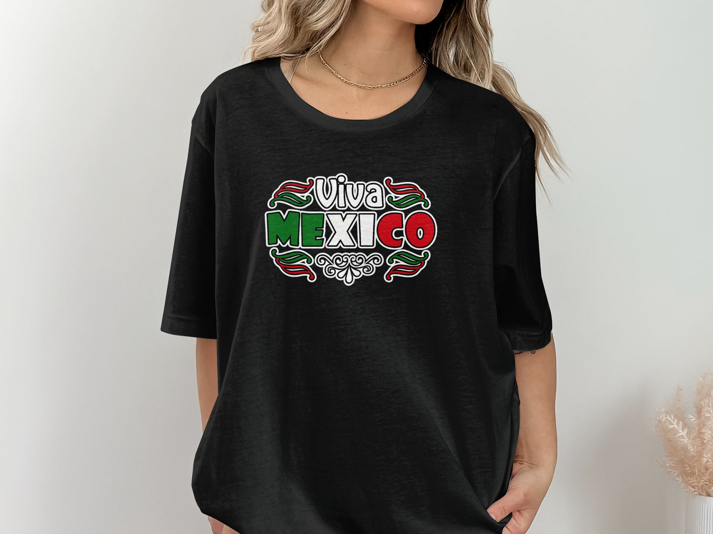Viva Mexico Graphic Tee with Stylish Print product type