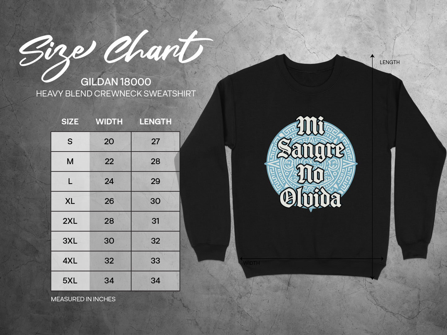 Mi Sangre No Olvida crewneck sweatshirt product