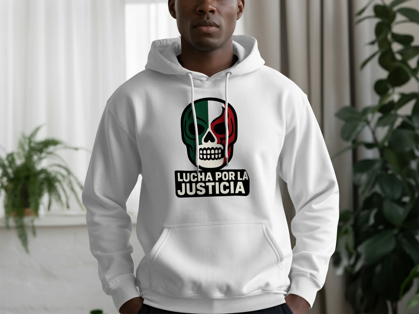 Lucha Por La Justicia Skull Graphic Hoodie product