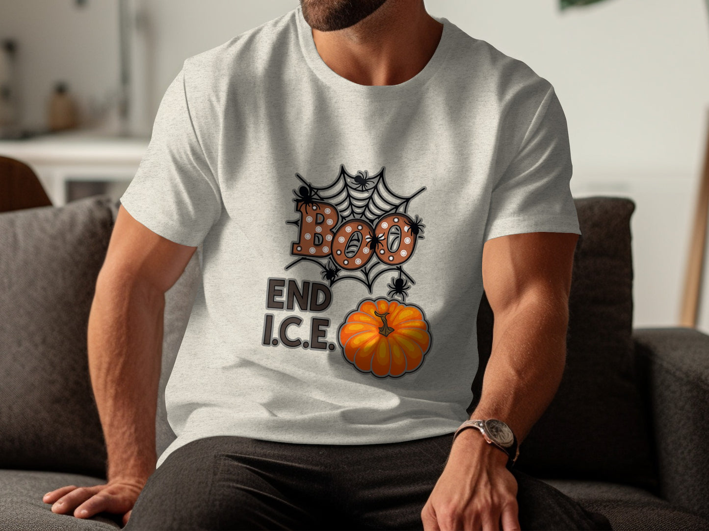 Boo End I.C.E. Halloween Pumpkin Themed T-shirt Product