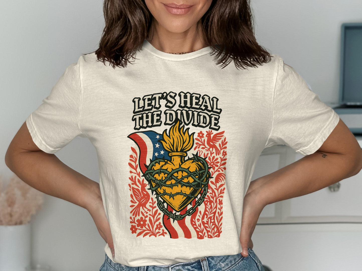 Let's Heal the Divide Graphic Tee product type
