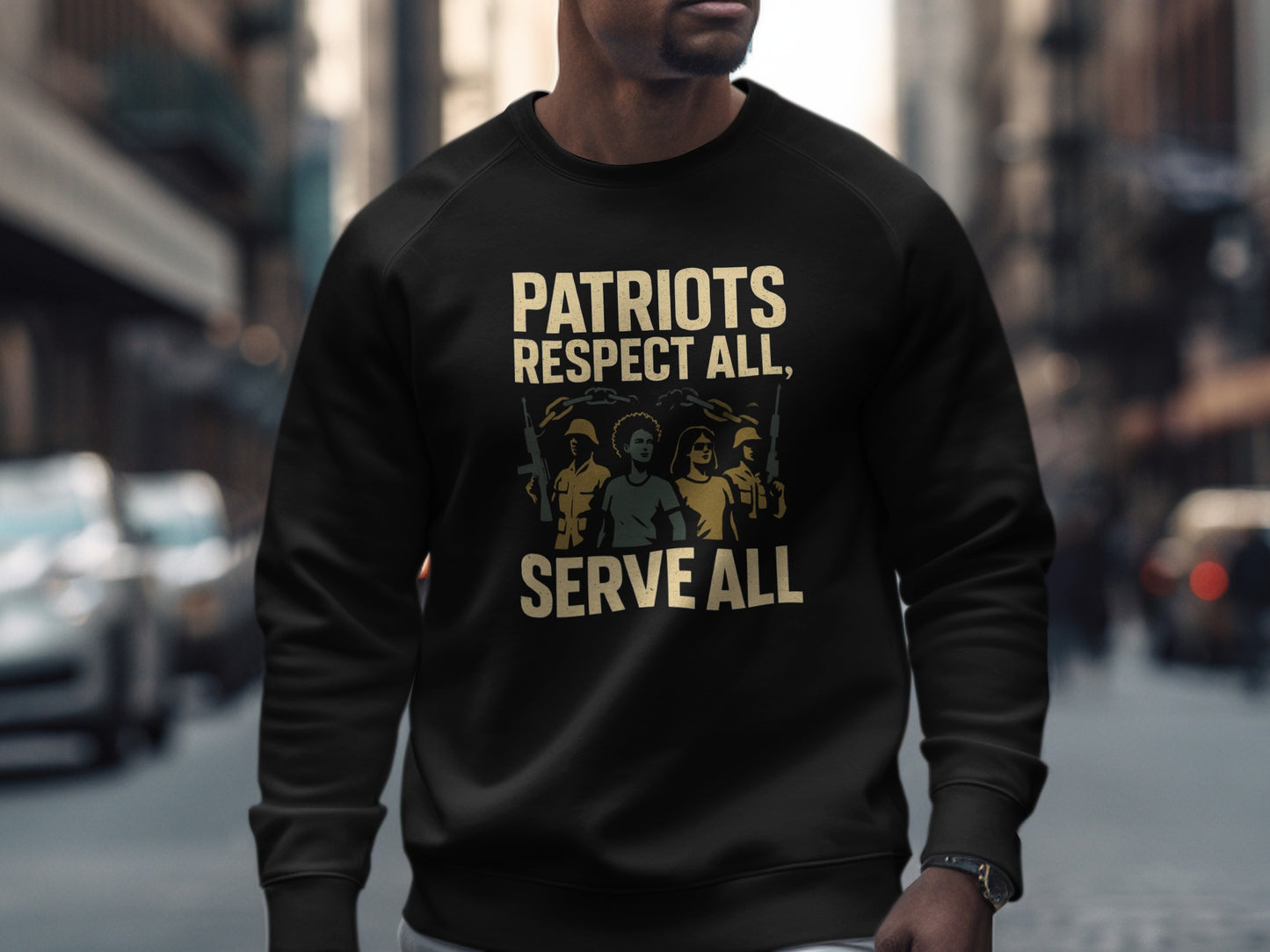 Patriots Respect All Serve All Sweatshirt product