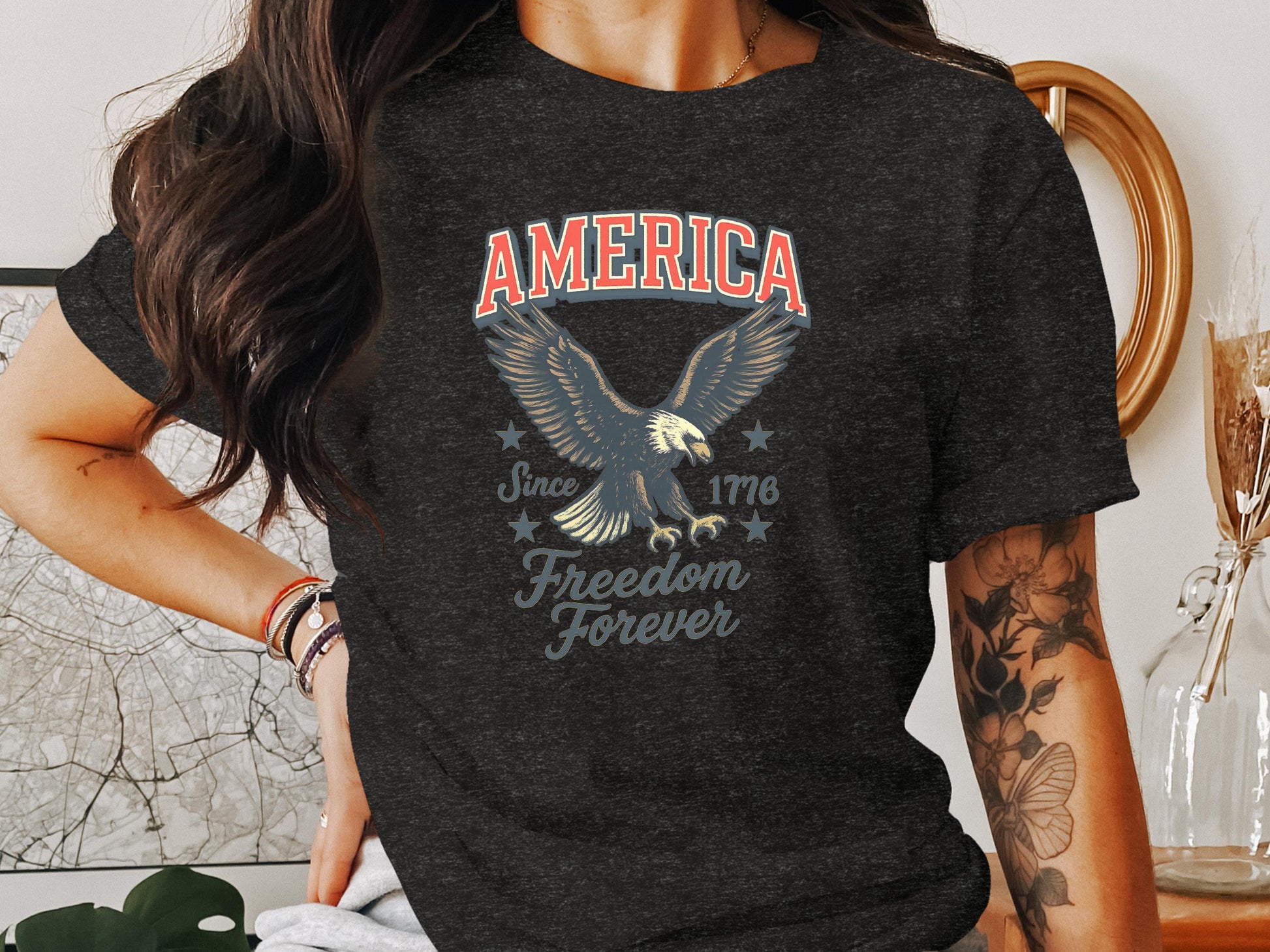 America Freedom Forever Graphic Tee product type