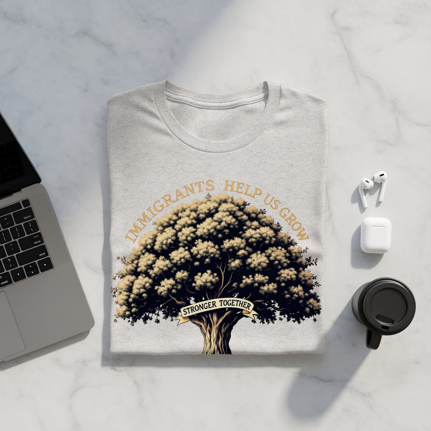 Immigrants Help Us Grow Stronger Together shirt product