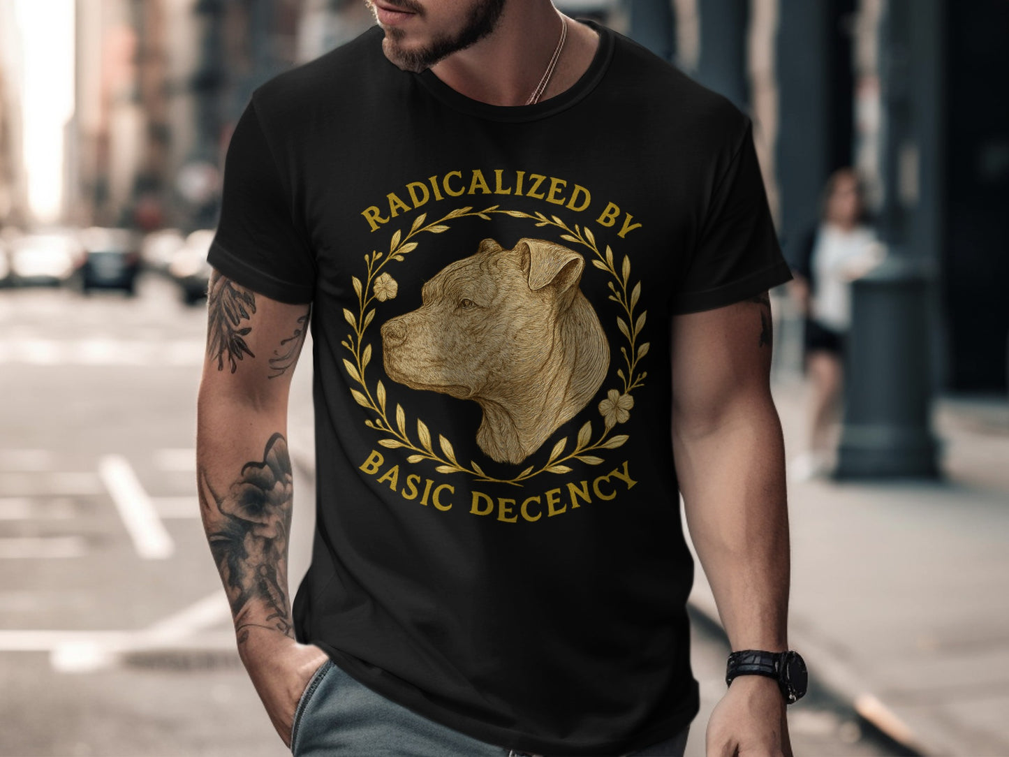 Radicalized By Basic Decency Graphic T-Shirt Product