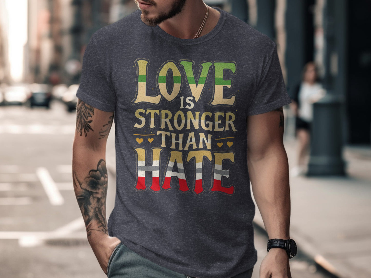 Love Is Stronger Than Hate Graphic T-Shirt product
