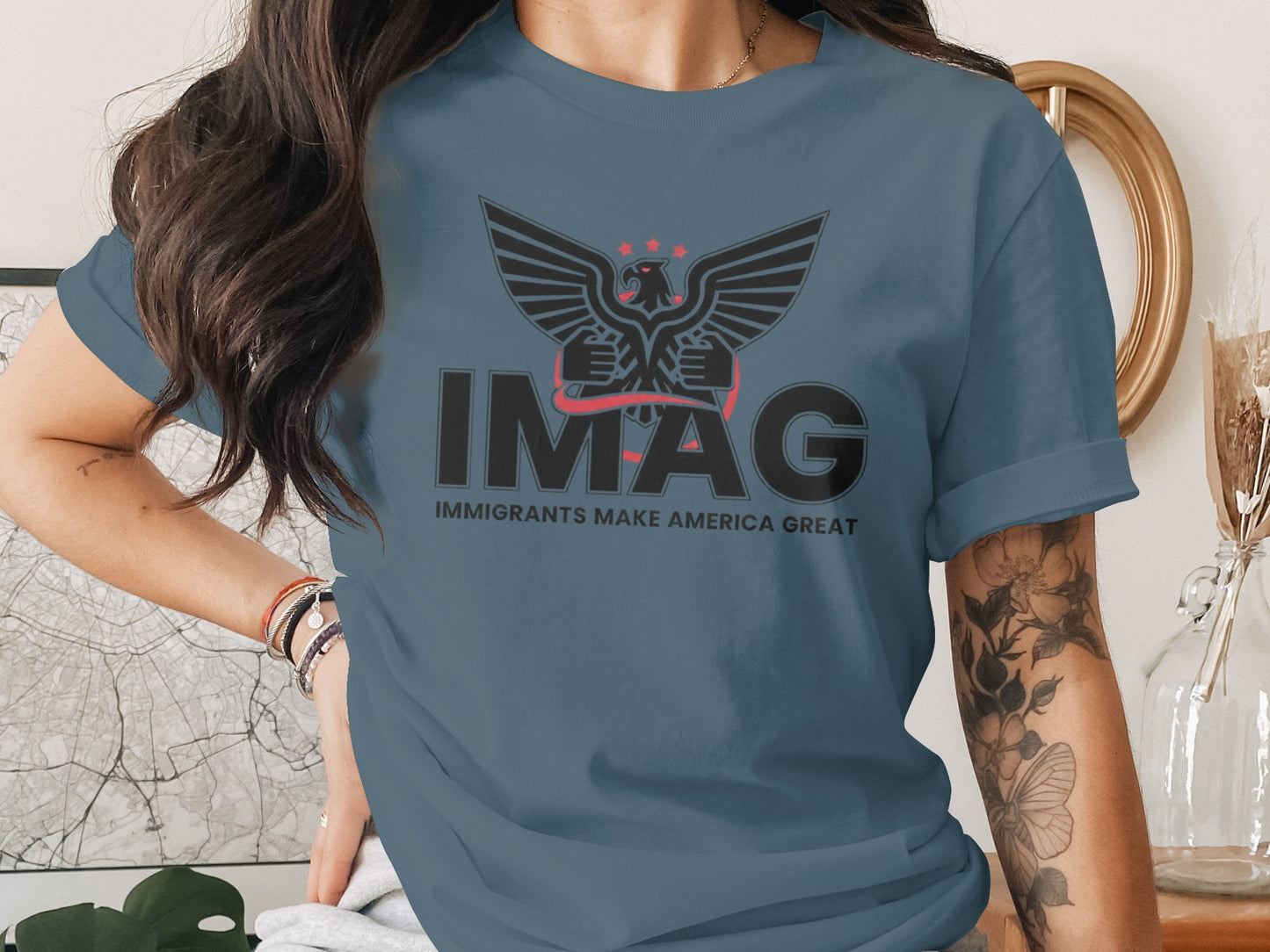 Immigrants Make America Great IMAG Shirt product
