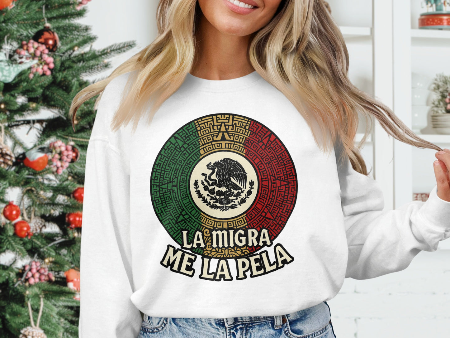 La Migra Me La Pela Graphic Sweatshirt product