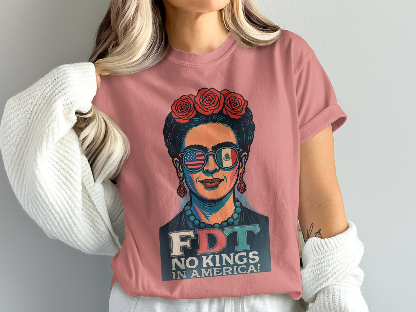 FDT No Kings In America Graphic Tee Shirt product