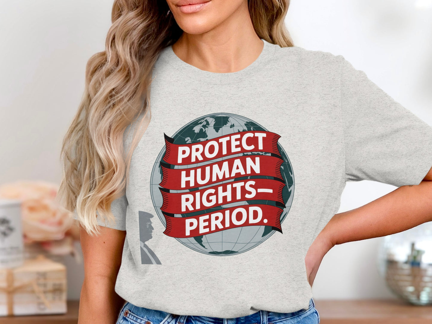 Protect Human Rights Period Statement Shirt product
