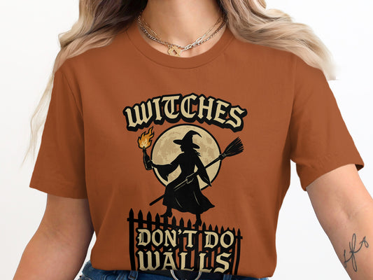 Witches Don't Do Wallis Printed Halloween T-shirt product