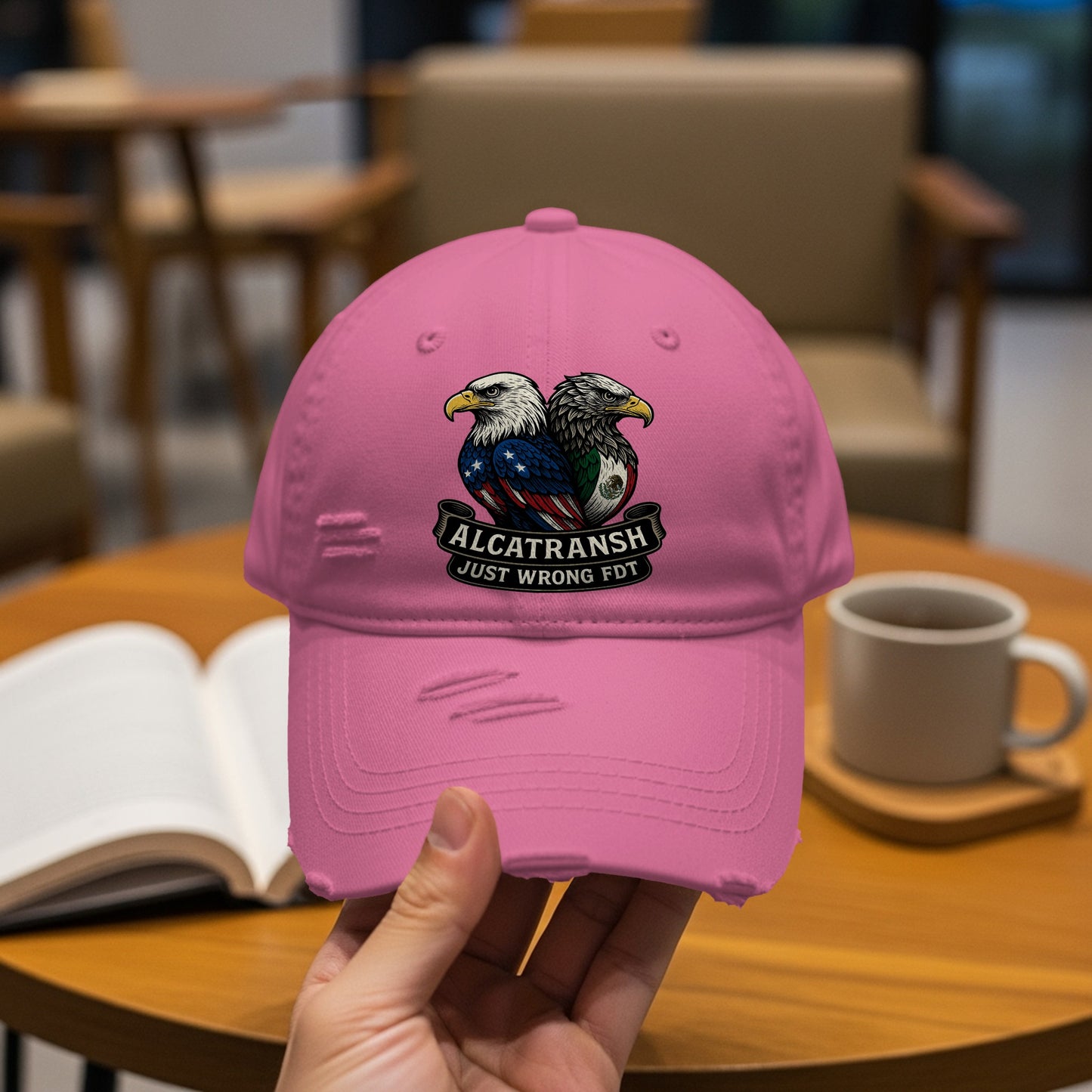 Alcatrash Just Wrong FDT Embroidered Cap product type