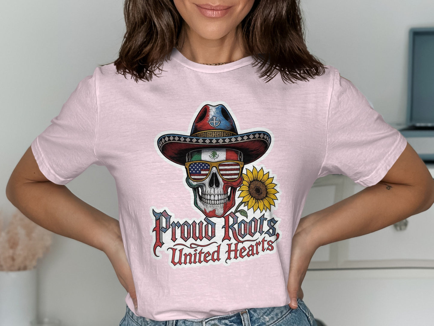 Proud Roots United Hearts Skull T-Shirt product