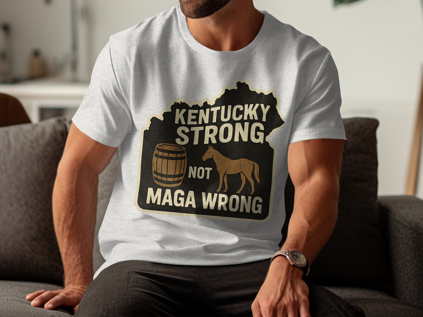 Kentucky Strong Not Maga Wrong T-shirt product