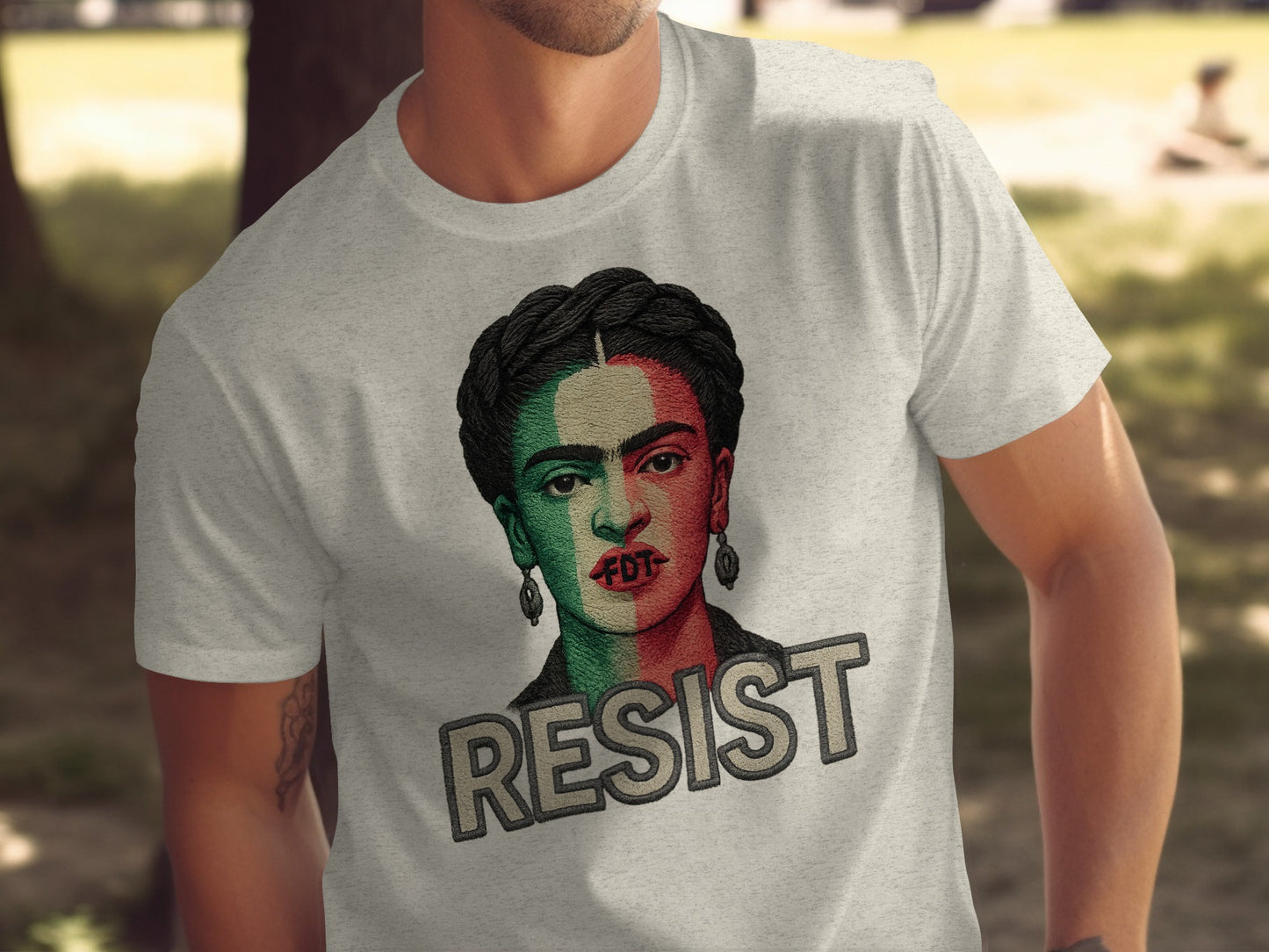 Resist Frida Kahlo FDT Artistic Graphic Tee product