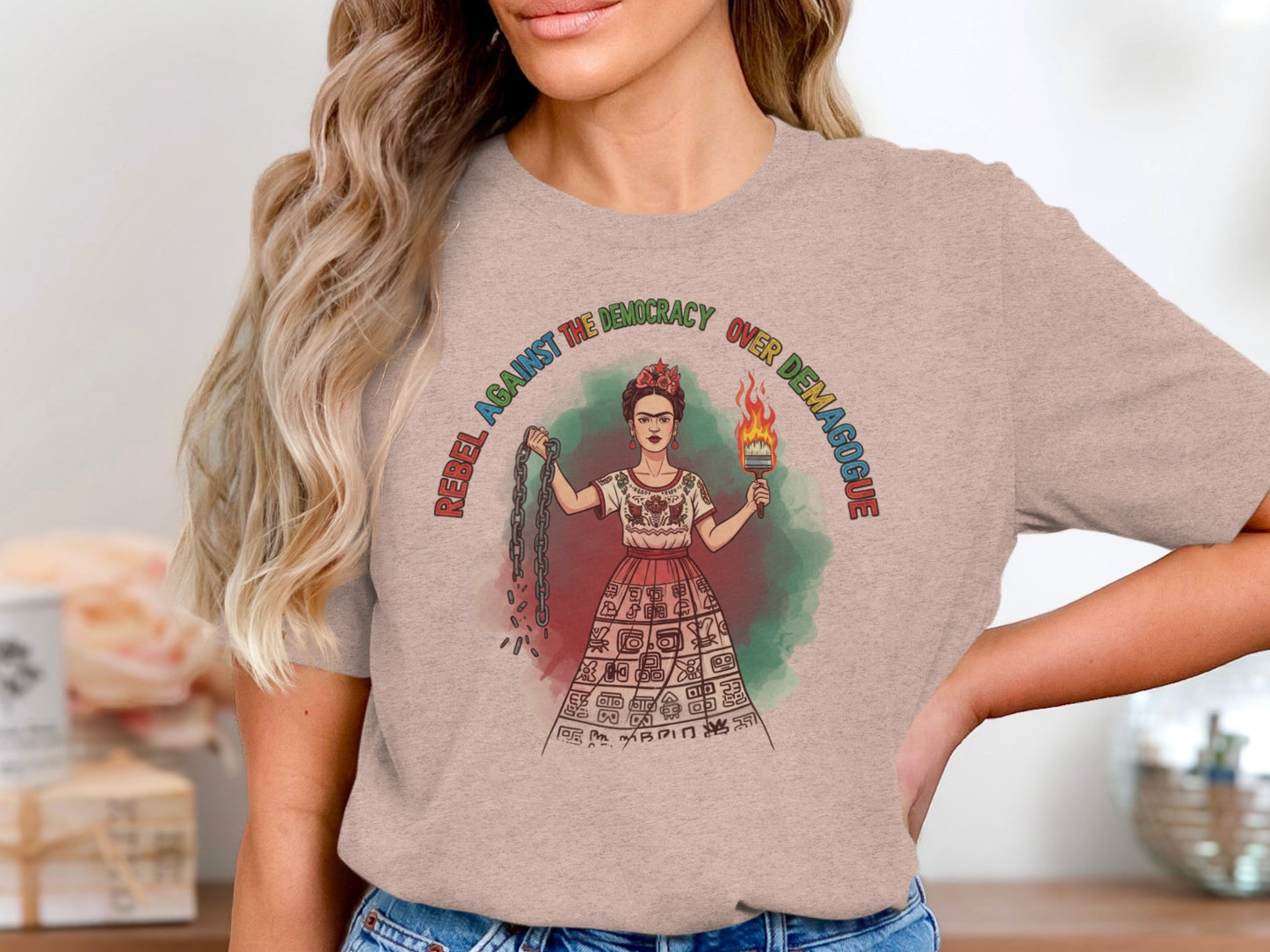 Rebel Against the Democracy Over Demagogue Shirt product type