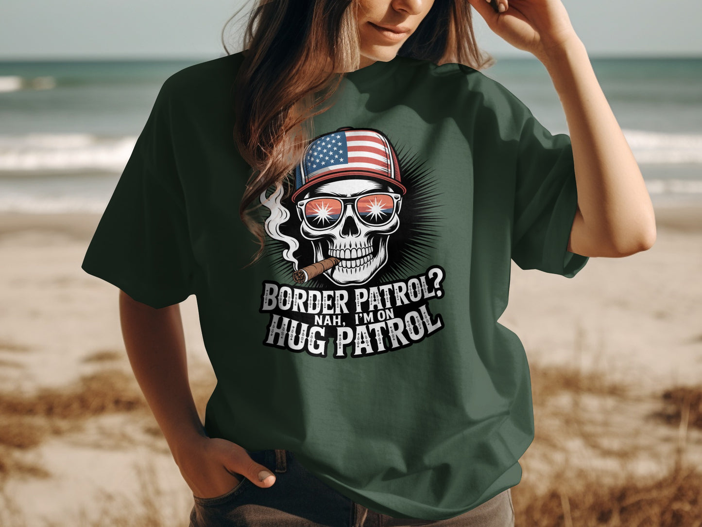 Border Patrol Nah I'm On Hug Patrol T-shirt product