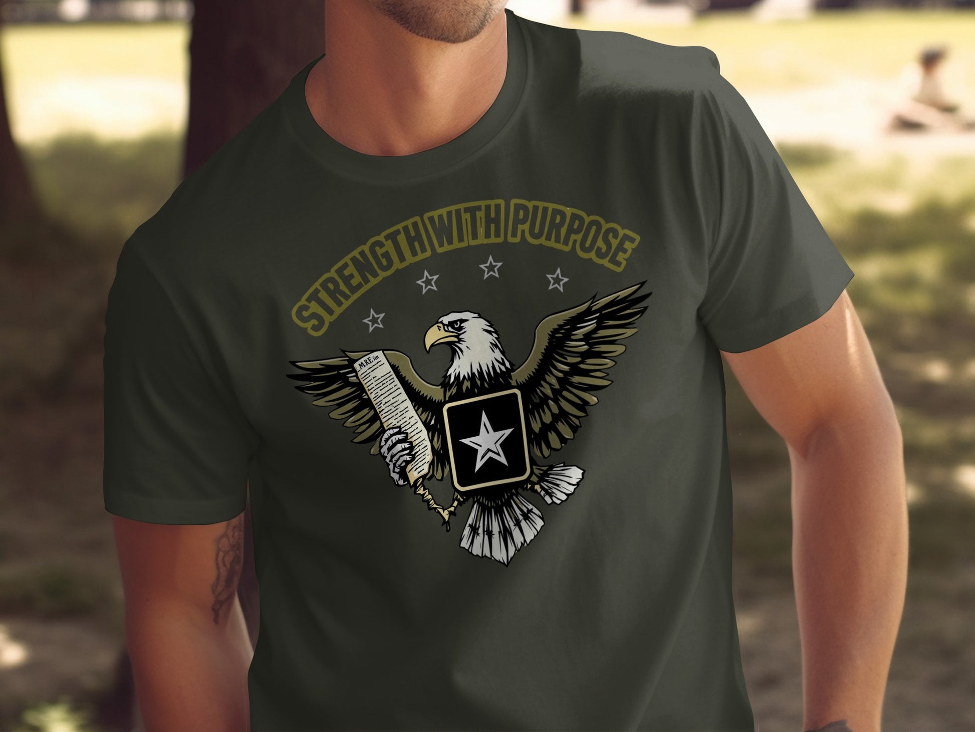 Strength With Purpose Eagle Graphic T-Shirt Product