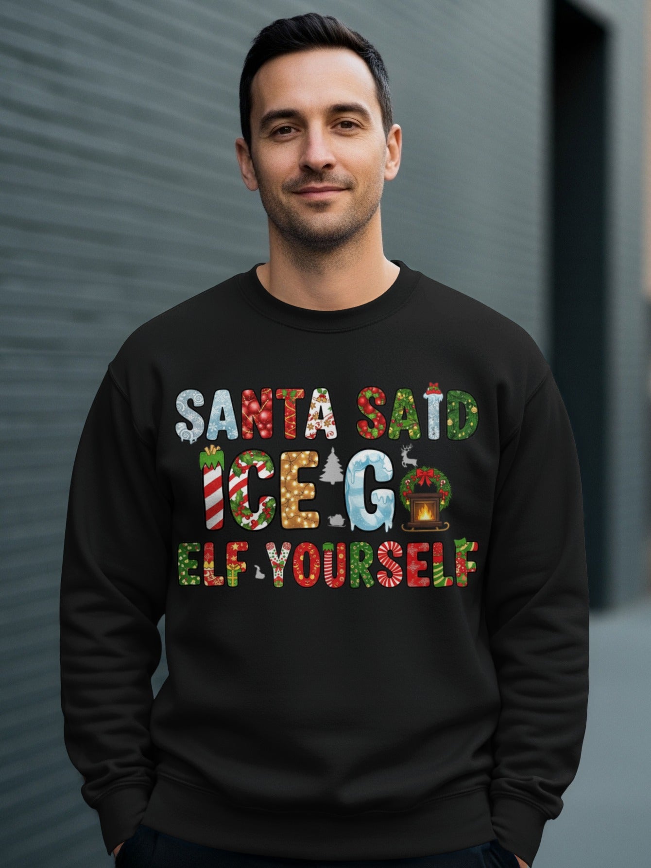 Santa Said Ice Go Elf Yourself Sweater