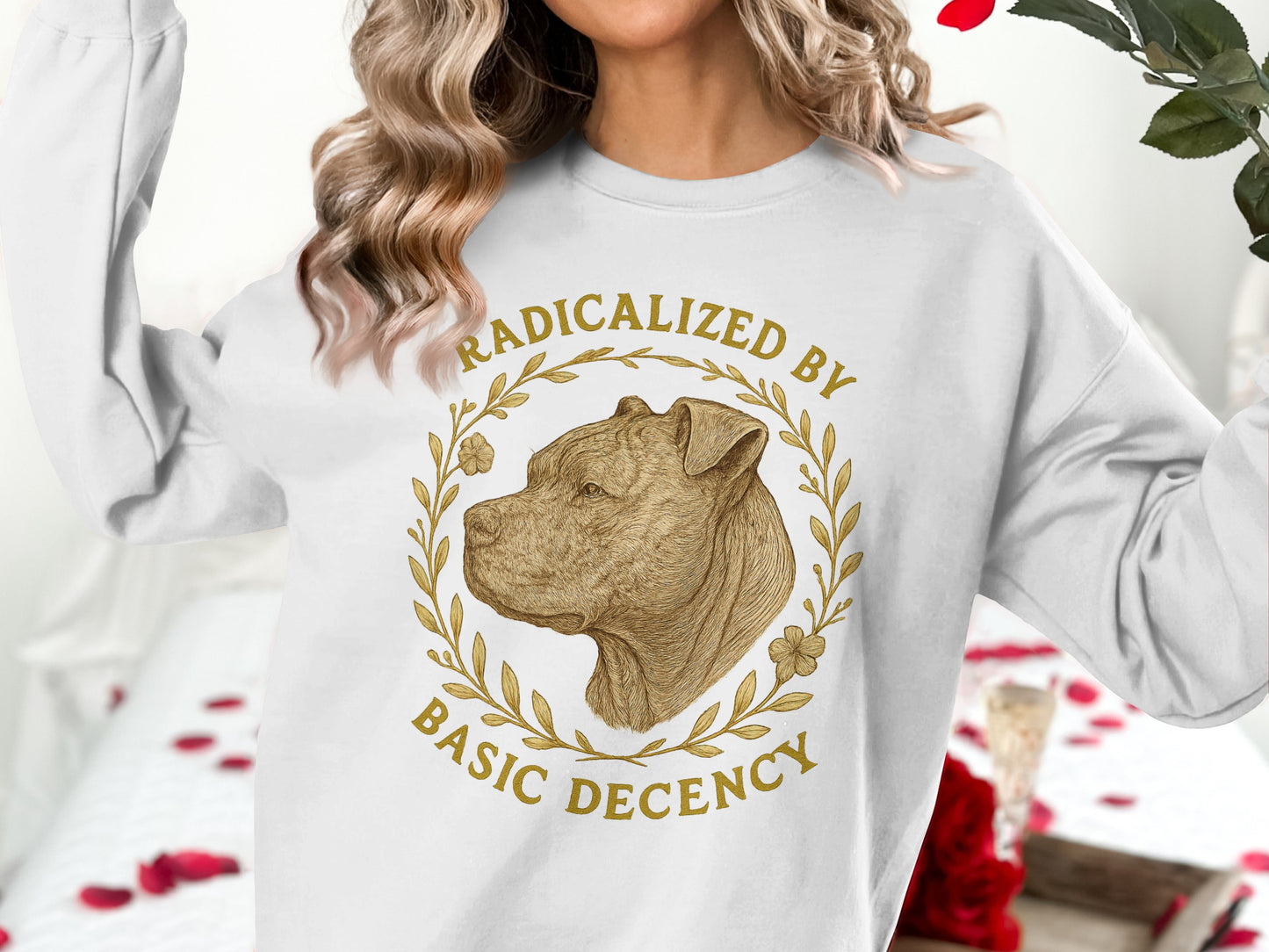 Radicalized By Basic Decency Graphic Shown product type