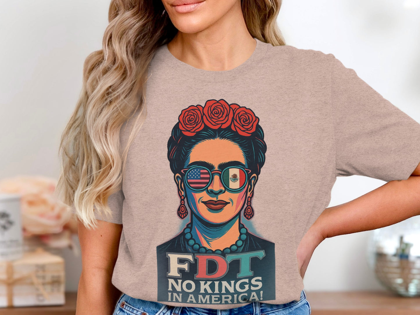 FDT No Kings in America Graphic Tee Shirt product type