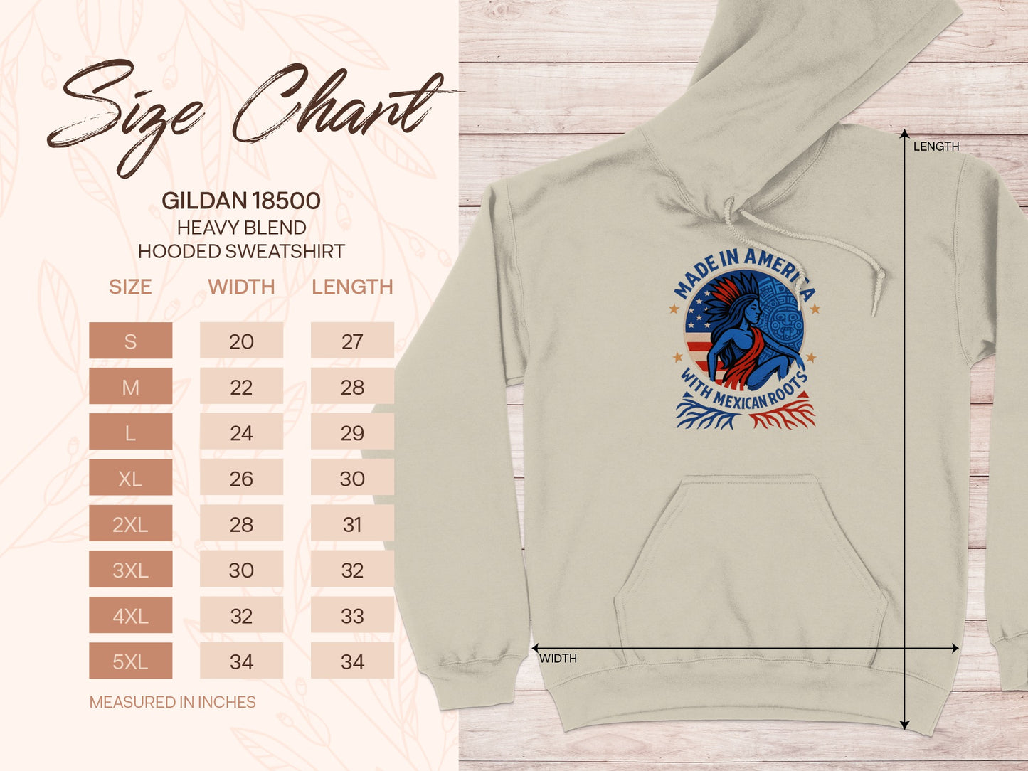 Made in America with Mexican Roots hoodie product