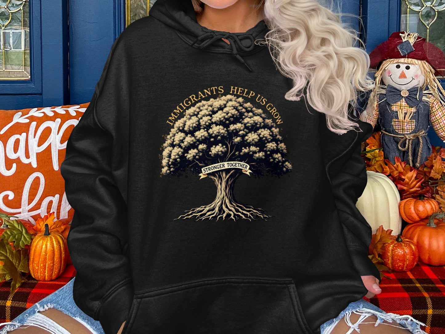 Immigrants Help Us Grow Stronger Together Hoodie product