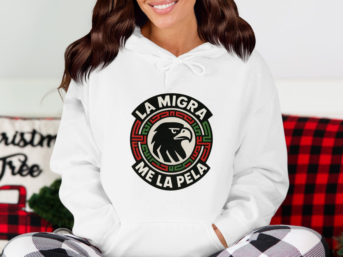 La Migra Me La Pela Graphic Hoodie product