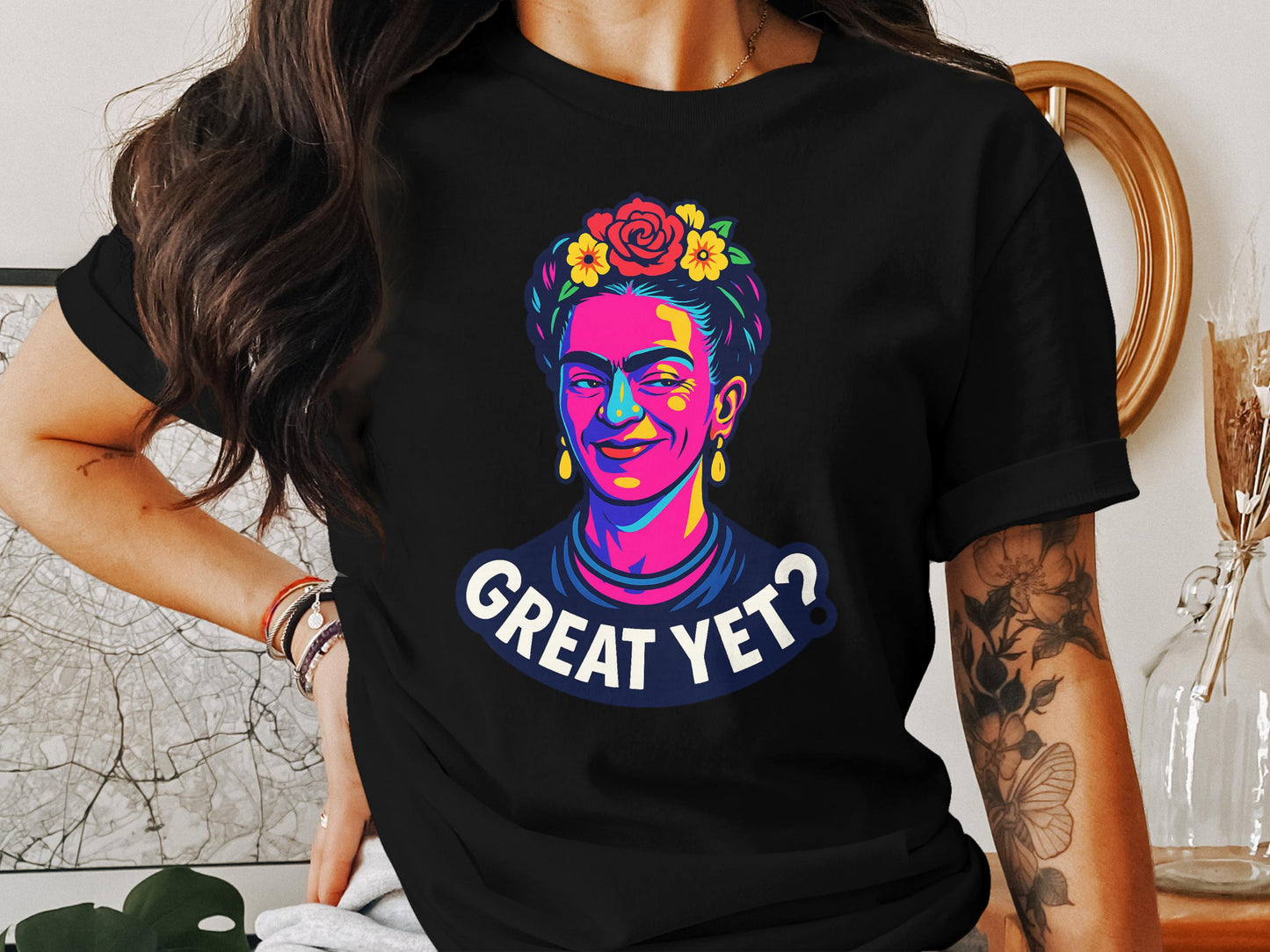 Colorful Artistic Great Yet Graphic T-Shirt product type