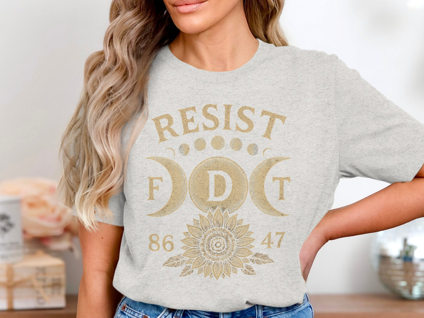 Resist FD T 8647 Moon Phases Graphic Tee product