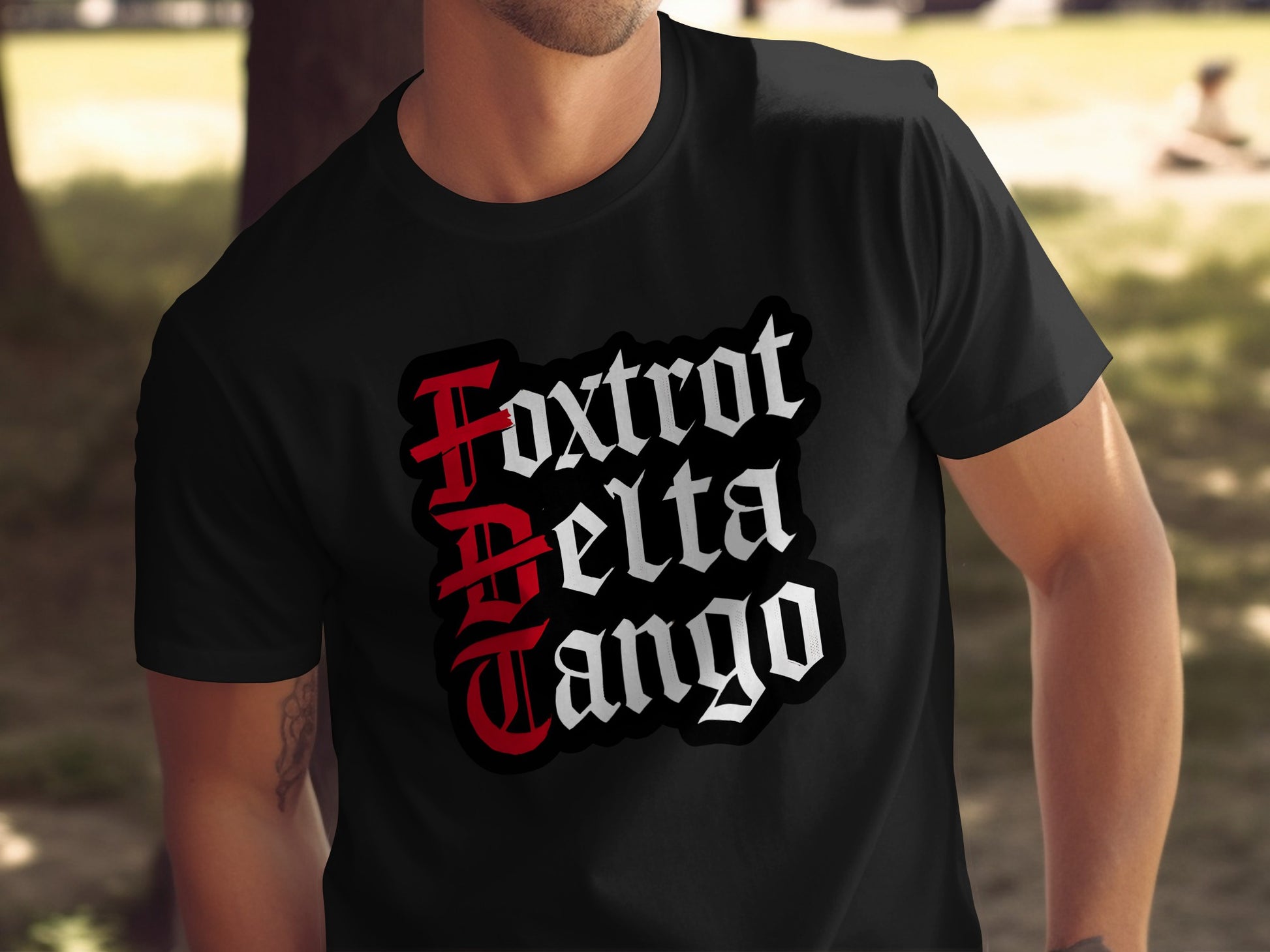 Foxtrot Delta Tango Stylish Casual Graphic Shirt product