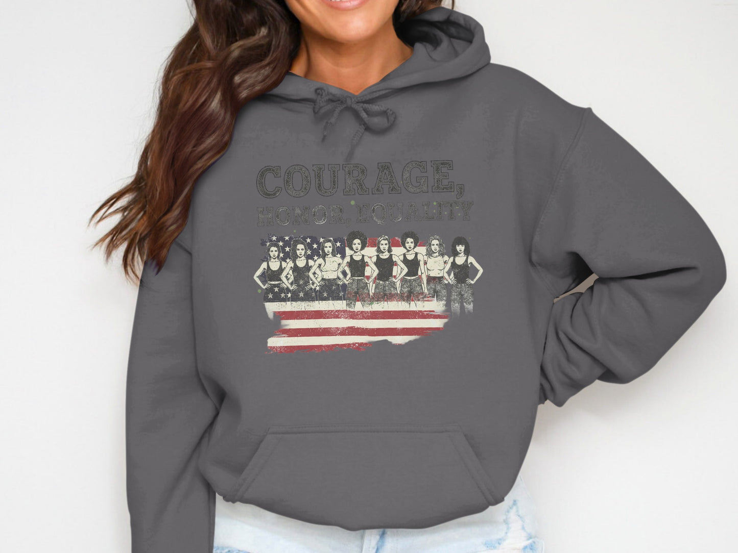 Courage Honor Country Patriotic Graphic Hoodie product type
