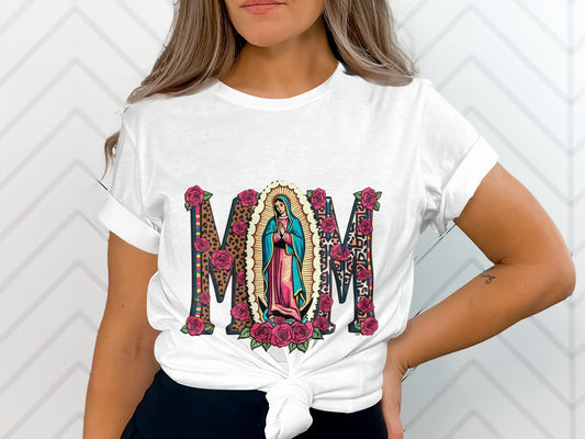 Beautiful Graphic MOM Print Casual Tee product