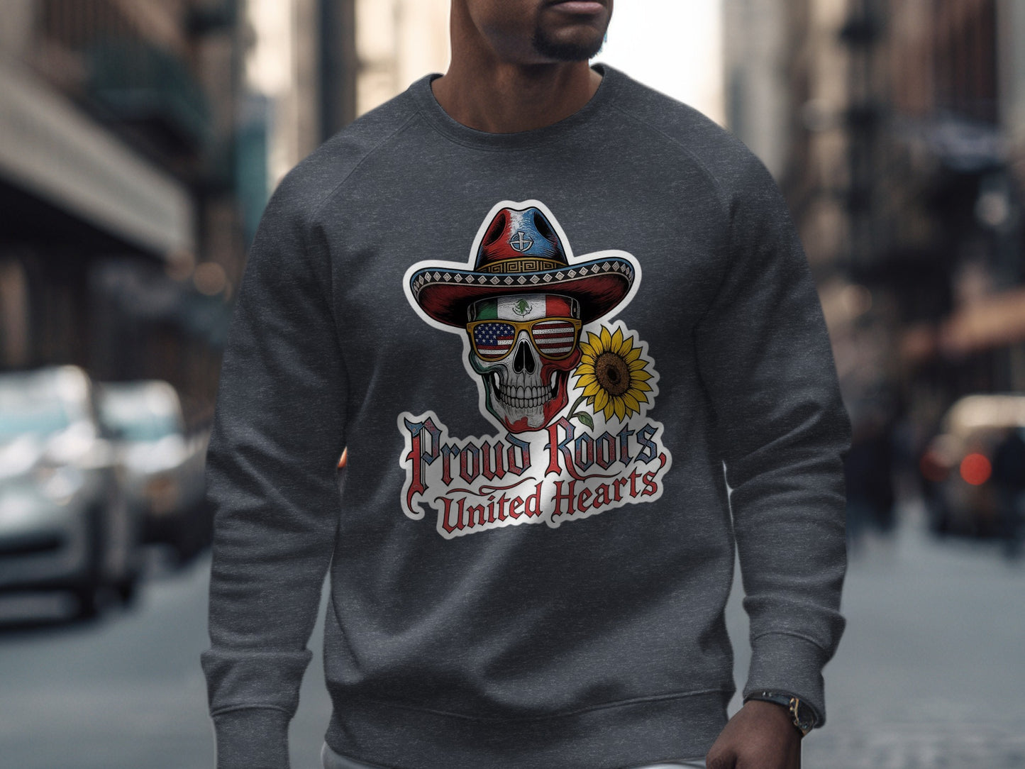 Proud Roots United Hearts Skull Graphic product